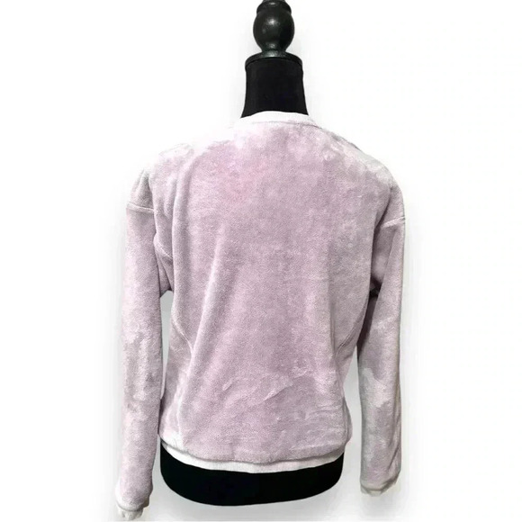 Athleta Girl Feelin Great 2.0 Sweatshirt Lilac Purple Size Lg/12 Crewneck Fleece - Picture 3 of 14